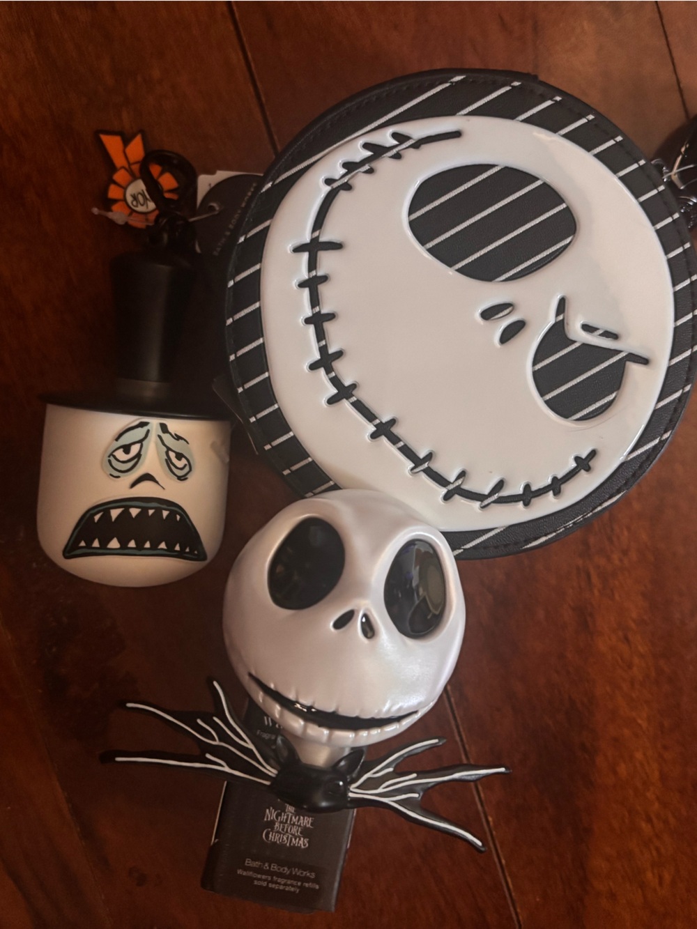 Nightmare before Christmas jack sally coin purse, wallflower, pocketbac holder